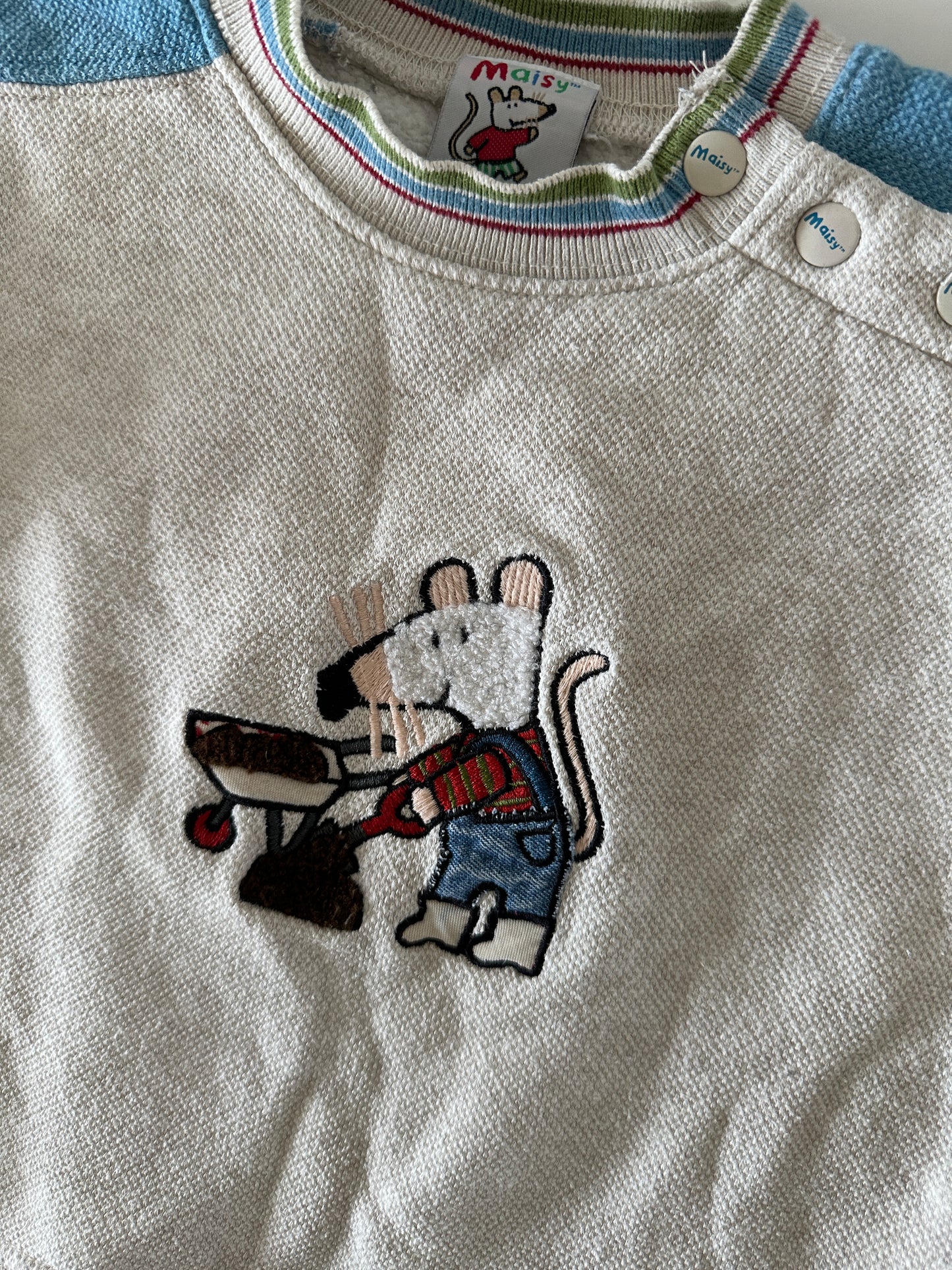 Vintage Maisy sweatshirt str. 74